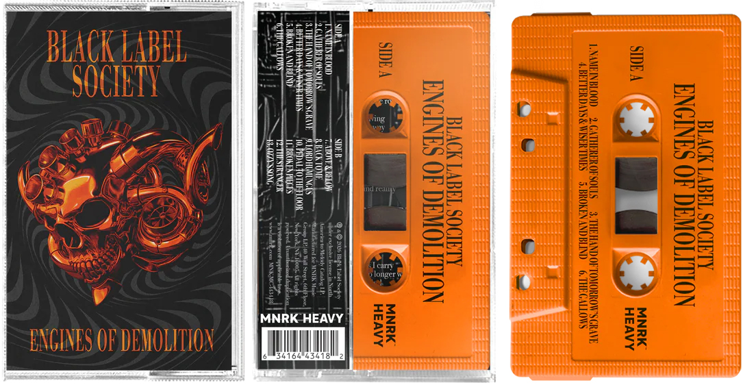 BLACK LABEL SOCIETY/ENGINES OF DEMOLITION COLORED ORANGE (CASSETTE)