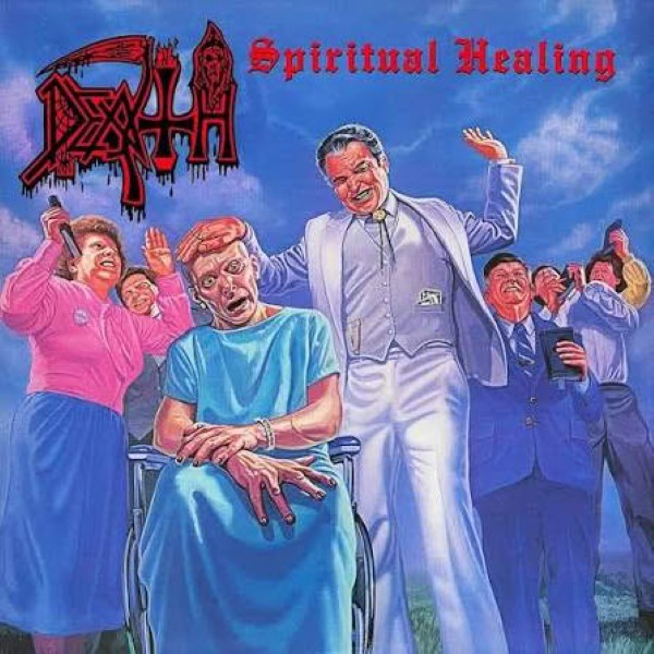 DEATH/SPIRITUAL HEALING COLORED RED - BLUE - BLACK (VINYL) – foto 1