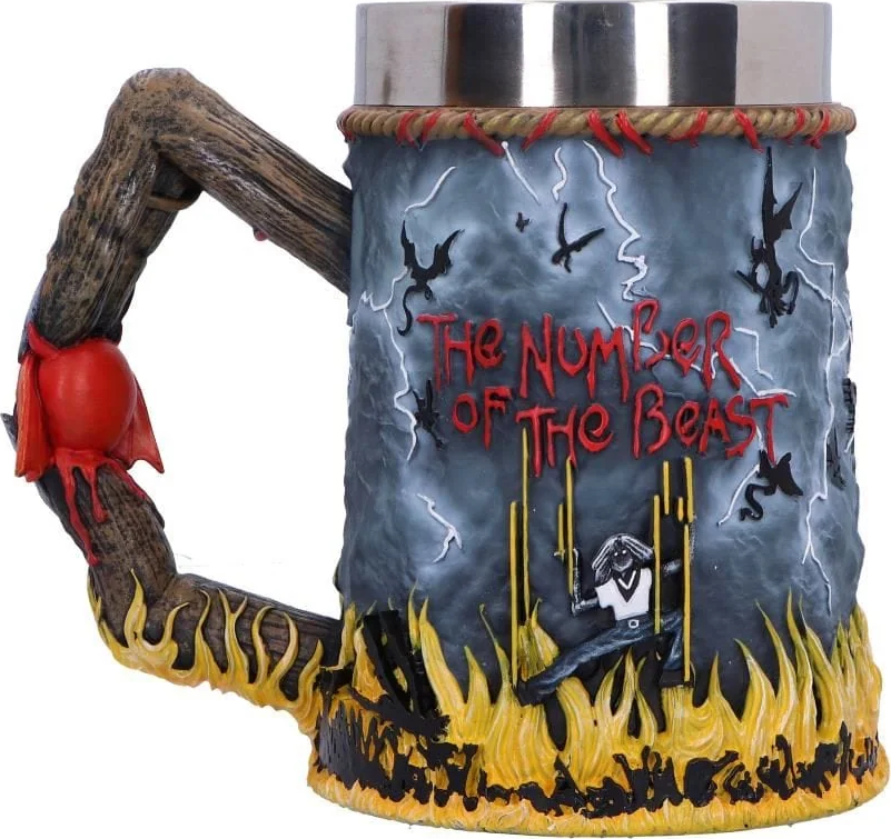 TAZA IRON MAIDEN THE NUMBER OF THE BEAST TANKARD NMOW55193 – foto 3